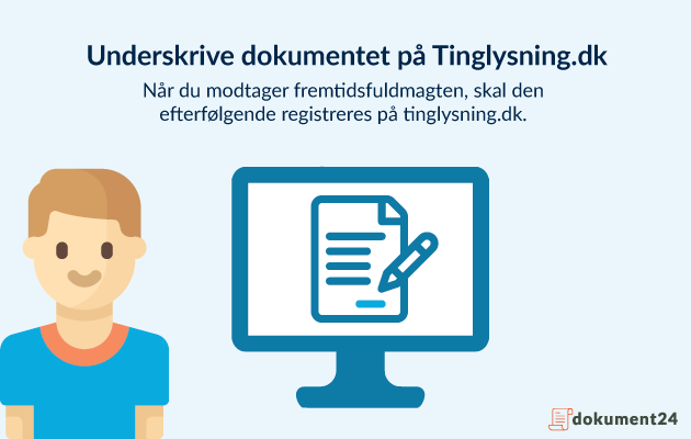 Underskriv dokumentet på tinglysning.dk